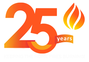 Cottage Firewood 25 year logo